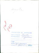 Luis Alberto Ayala Salinas - Vintage Photograph