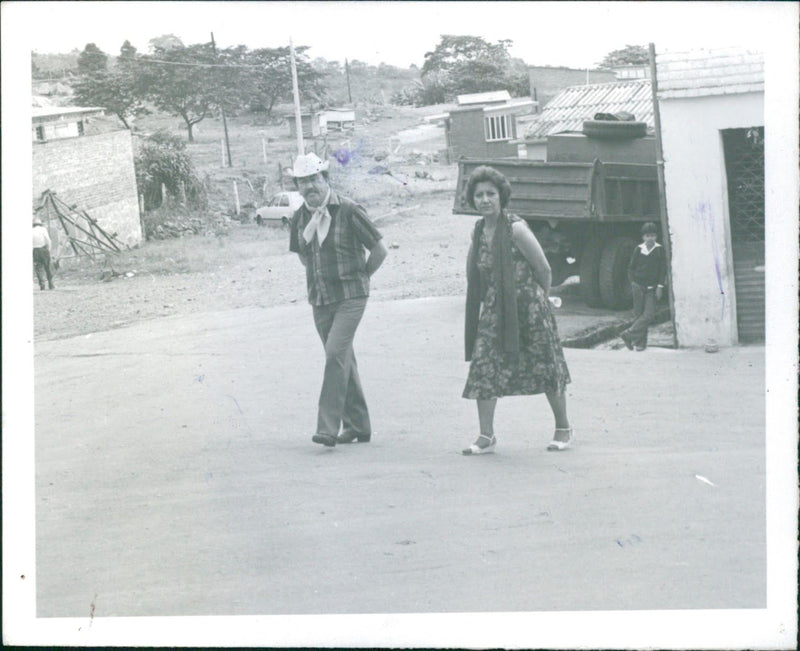 Carlos de la Fuente and Lucy Colombia - Vintage Photograph