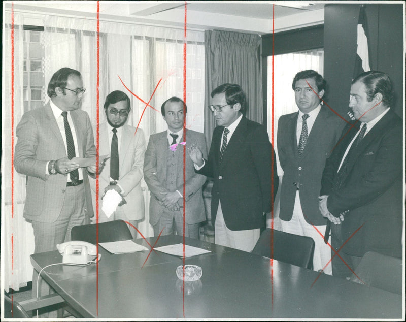 The President of Colombia Julio Cesar Turbay - Vintage Photograph