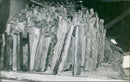 A collection of wood - Vintage Photograph