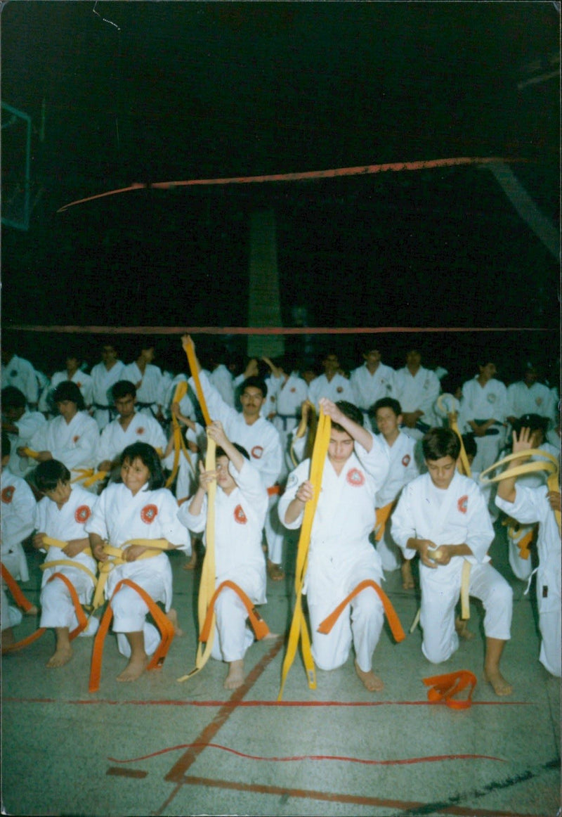 Karate do students - Vintage Photograph