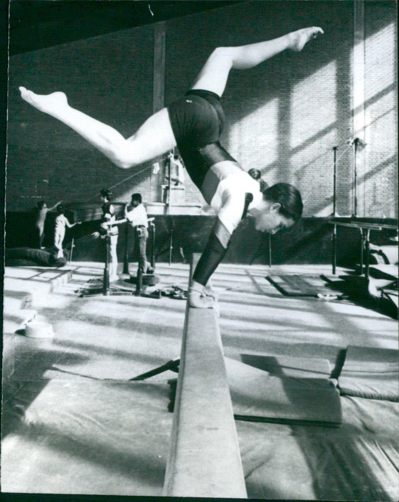 Pacific Ocean Games- Gymnastics - Vintage Photograph