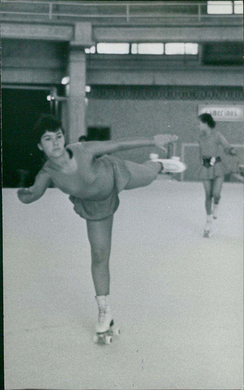 World artistic roller skating championships - Vintage Photograph