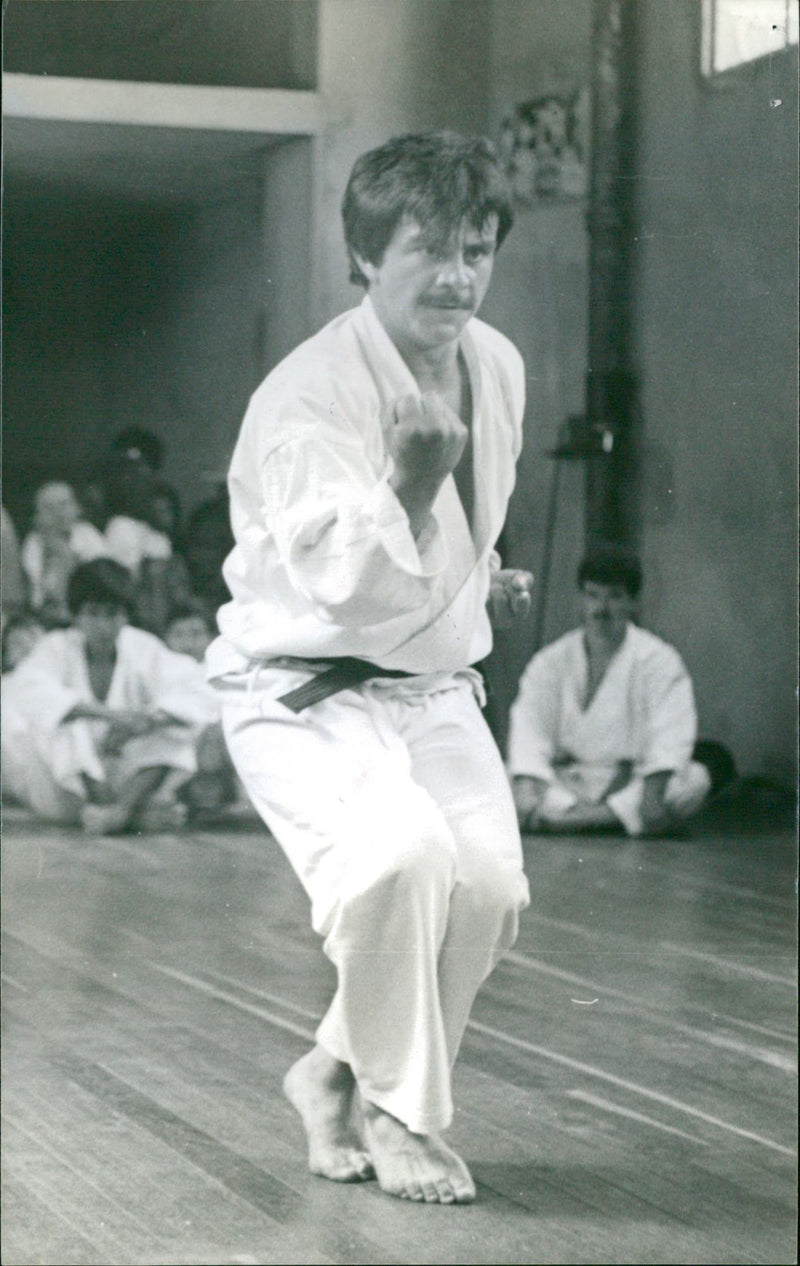 New Sensei Henry Rubiano teaches Karate - Vintage Photograph