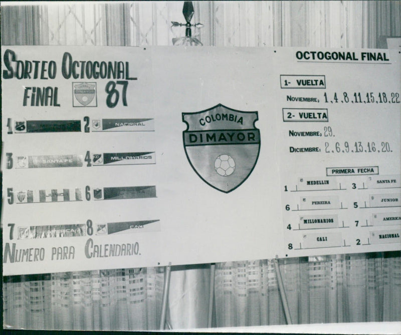 Colombian football league - Vintage Photograph