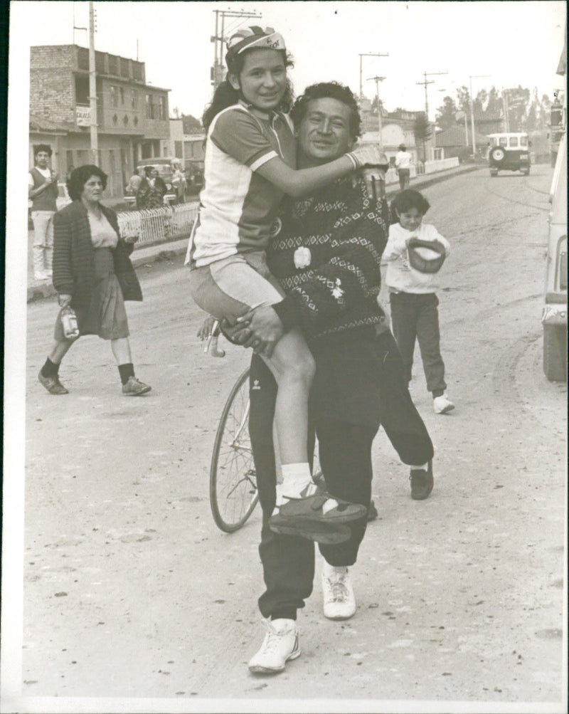 Cycling Competition - Vintage Photograph