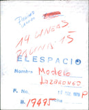 Lazarongo Model - Vintage Photograph