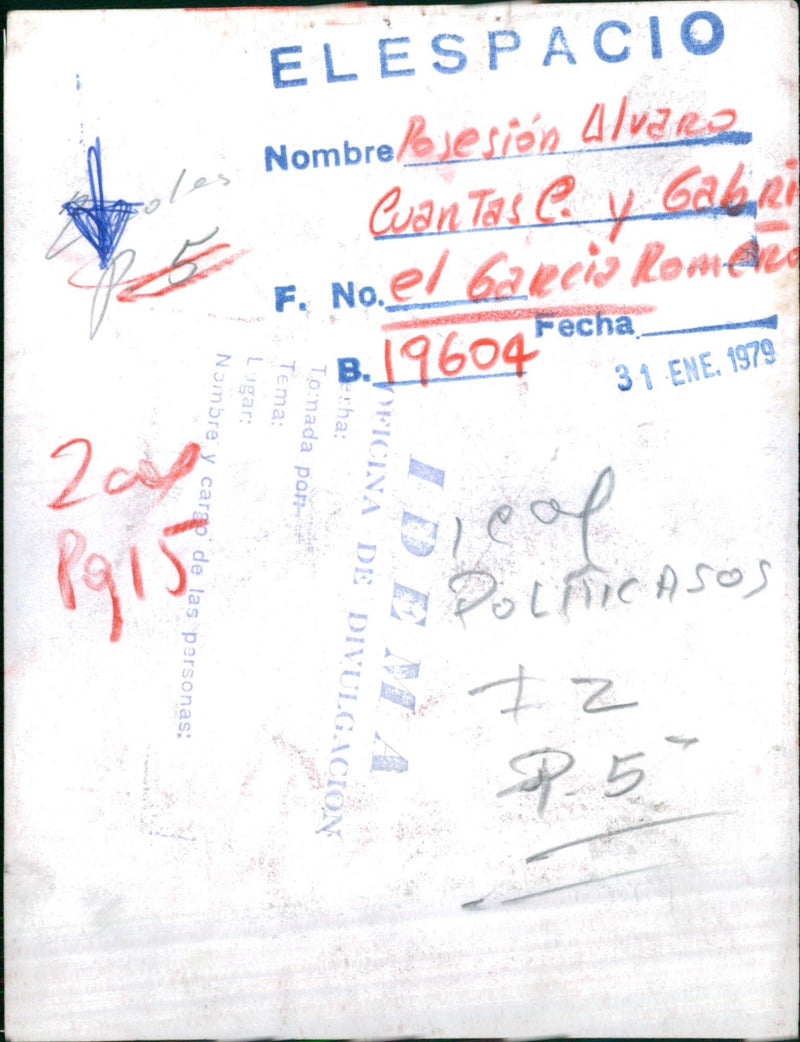 Gabriel Garcia Romero - Vintage Photograph