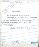 Rodrigo Calderón - Vintage Photograph