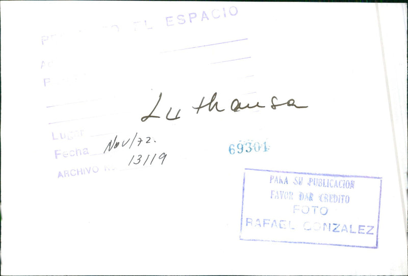 Deutsche Lufthansa - Vintage Photograph