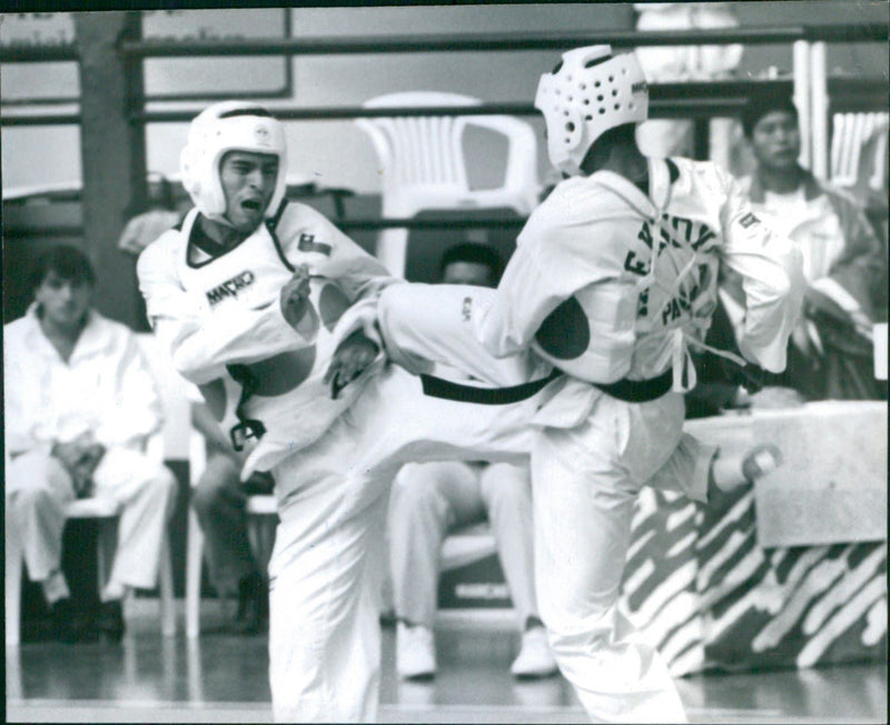 Taekwondo Competition - Vintage Photograph