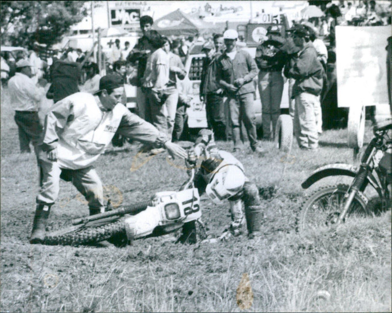 Motocross - Vintage Photograph
