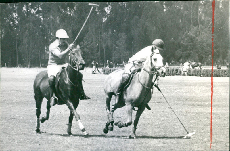 Polo Match at Los Pinos - Vintage Photograph