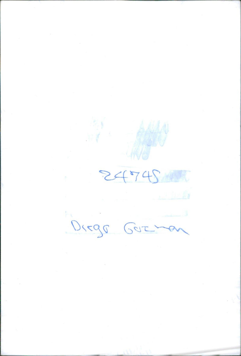 Diego Guzman - Vintage Photograph