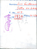 Luis Guillermo Soto Gómez - Vintage Photograph