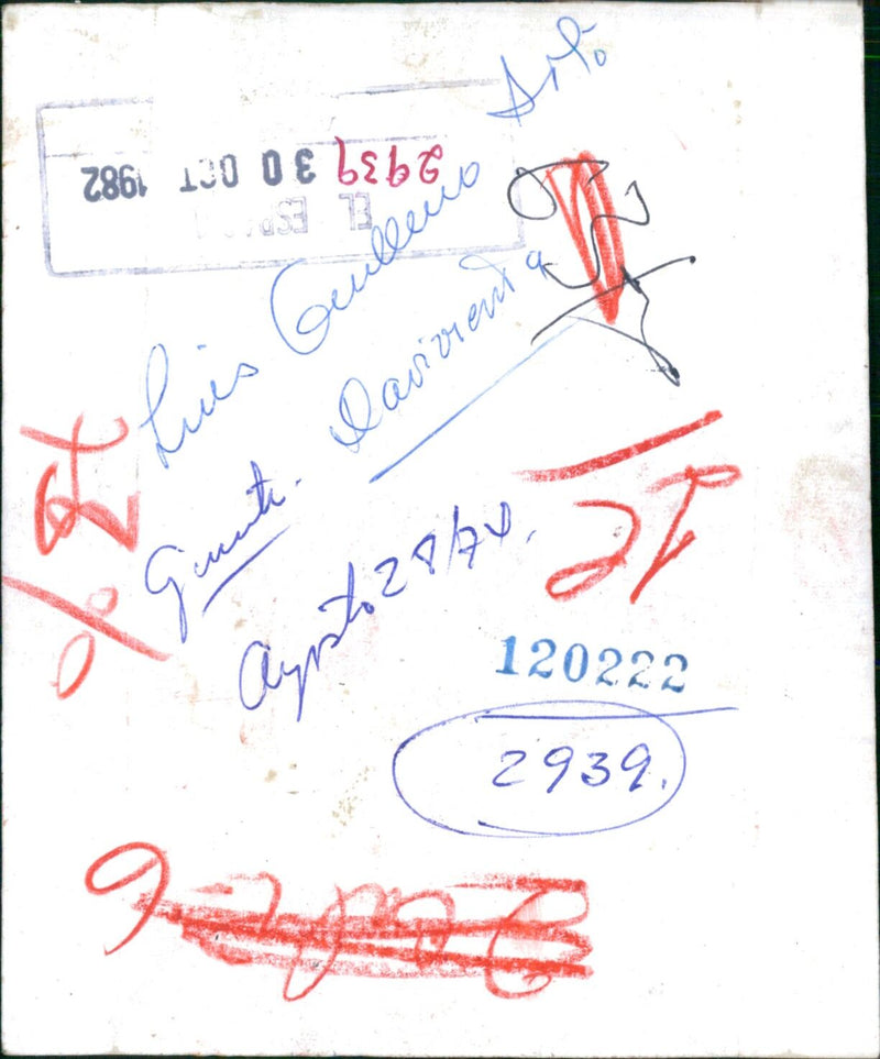 Luis Guillermo Soto Gómez - Vintage Photograph