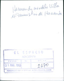 Hernando Agudelo Villa - Vintage Photograph