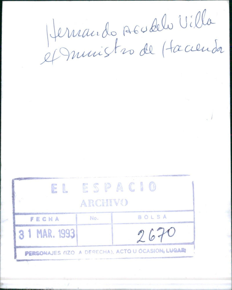 Hernando Agudelo Villa - Vintage Photograph
