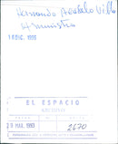 Hernando Agudelo Villa - Vintage Photograph