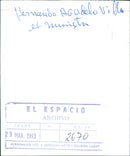 Hernando Agudelo Villa - Vintage Photograph