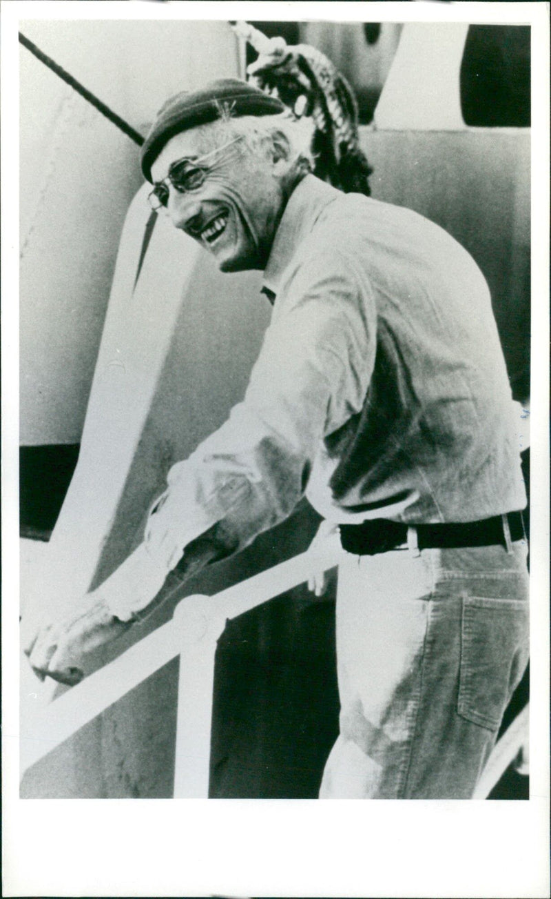 Jacques-Yves Cousteau - Vintage Photograph
