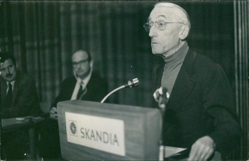 Jacques-Yves Cousteau - Vintage Photograph