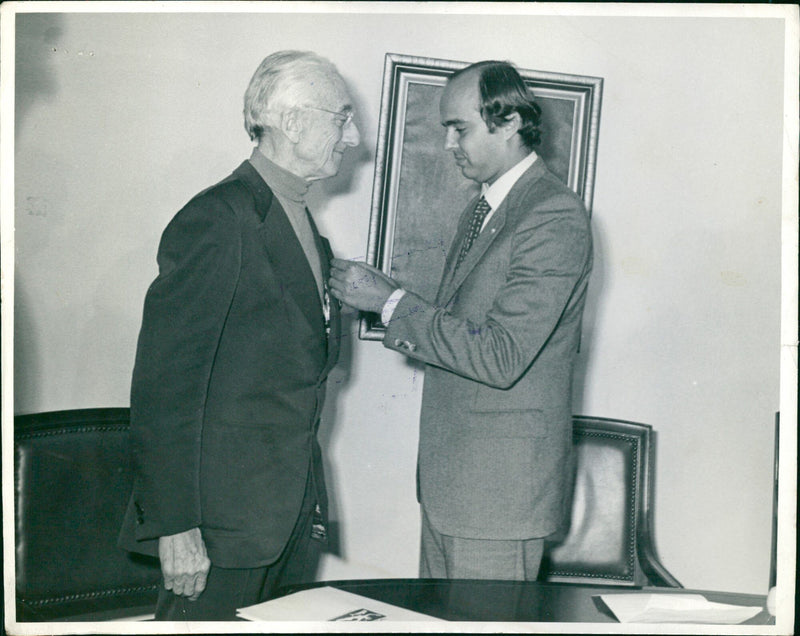 Jacques-Yves Cousteau and Luis Fernando Londoño Capurro - Vintage Photograph