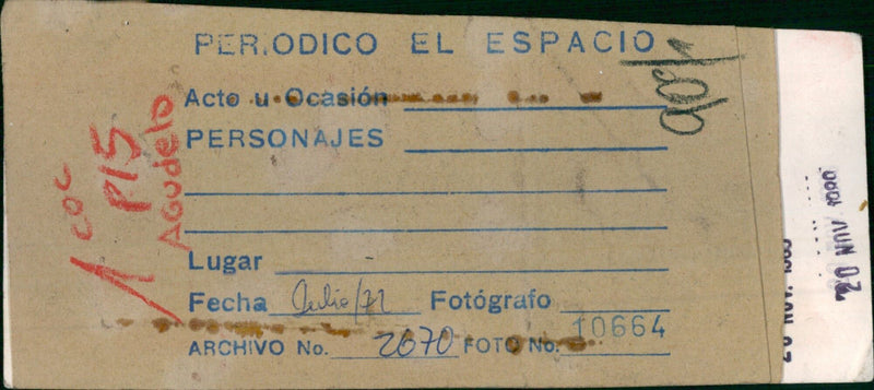 Hernando Agudelo Villa - Vintage Photograph