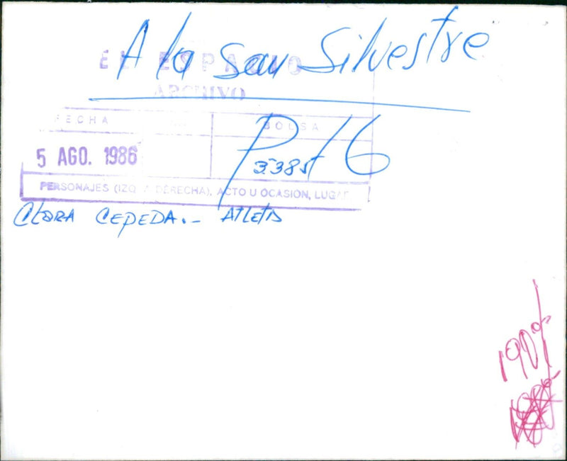 Clara Cepeda - Vintage Photograph