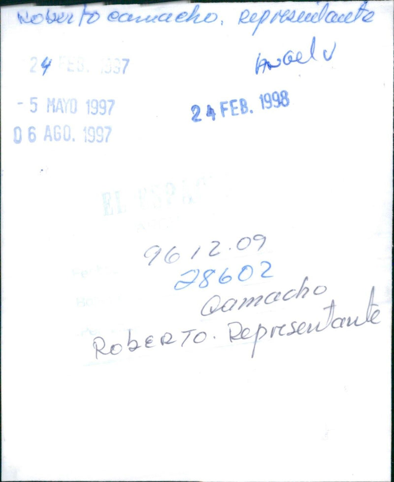 Roberto Camacho - Vintage Photograph