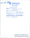 Roberto Camacho W. - Vintage Photograph