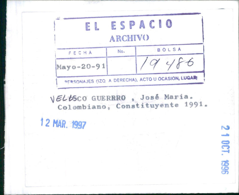 José María Velasco Guerrero - Vintage Photograph
