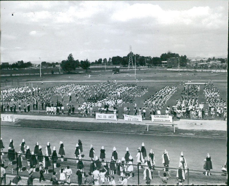 Colombian Inter Classes Sports Competion - Vintage Photograph