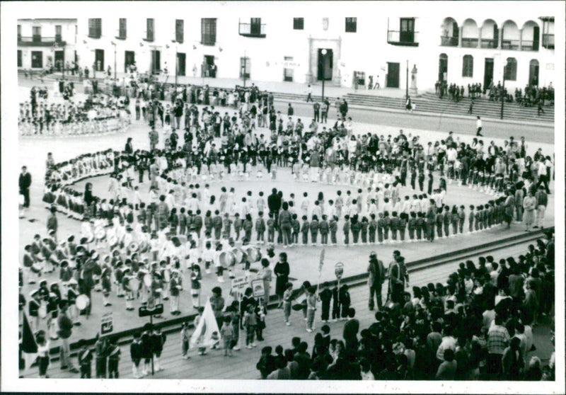 Inauguration of the Sports Competition - Vintage Photograph