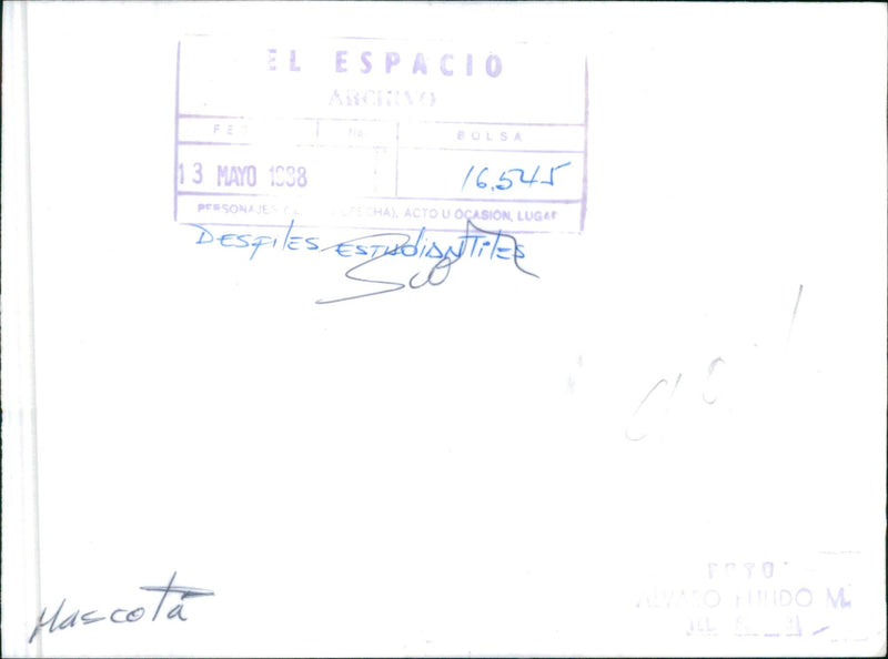 Parade of Students - Vintage Photograph