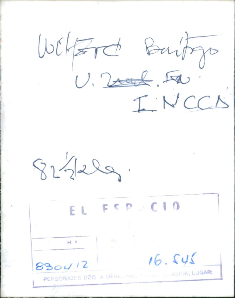 Wilfredo Baitago - Vintage Photograph