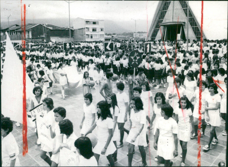 Student Sports Competition - Vintage Photograph