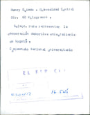 Henry Oviedo - Vintage Photograph