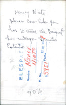 Nancy Nieto and Danilo Contrino - Vintage Photograph