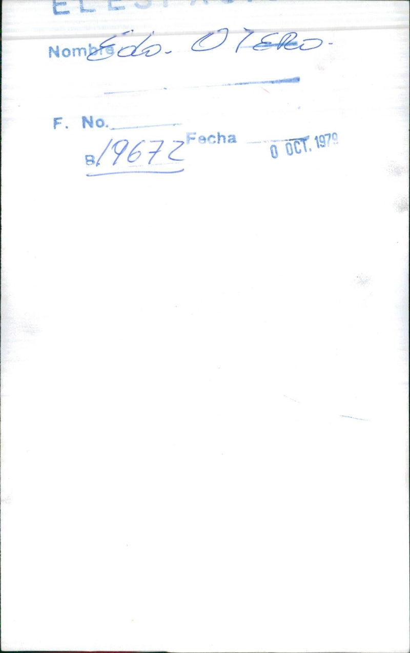 Eduardo Otero - Vintage Photograph