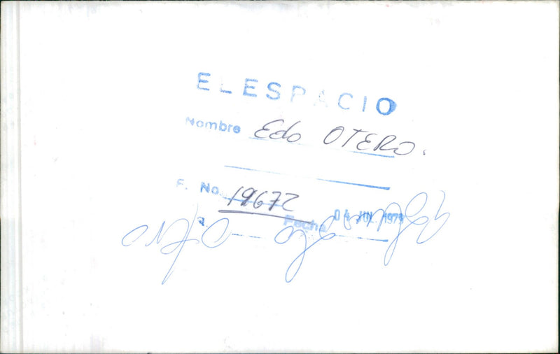 Eduardo Otero - Vintage Photograph