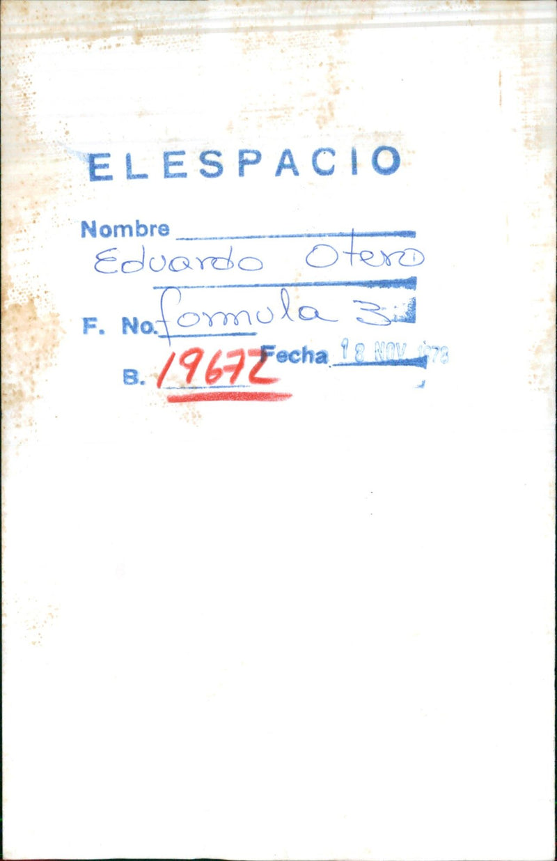 Eduardo Otero - Vintage Photograph