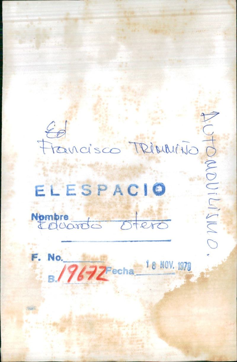 Eduardo Otero and Francisco Triomiño - Vintage Photograph