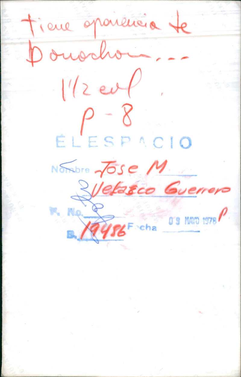 José María Velasco Guerrero - Vintage Photograph