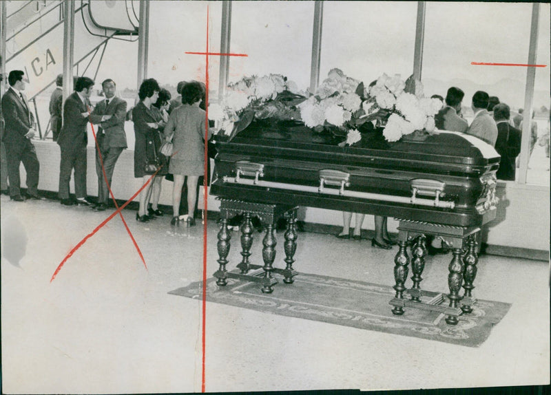 Wake of Dr. Manuel Carvajal - Vintage Photograph