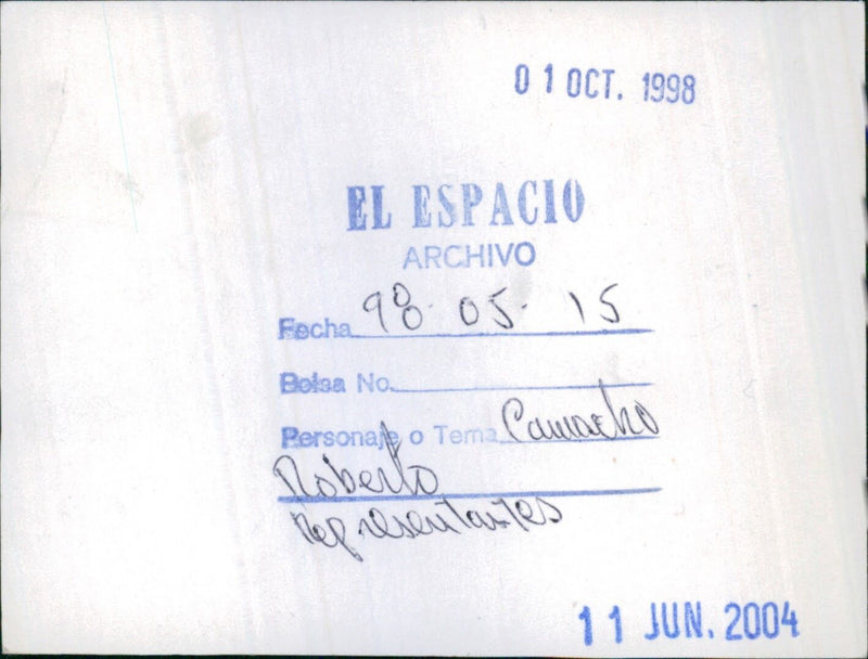 Roberto Camacho - Vintage Photograph