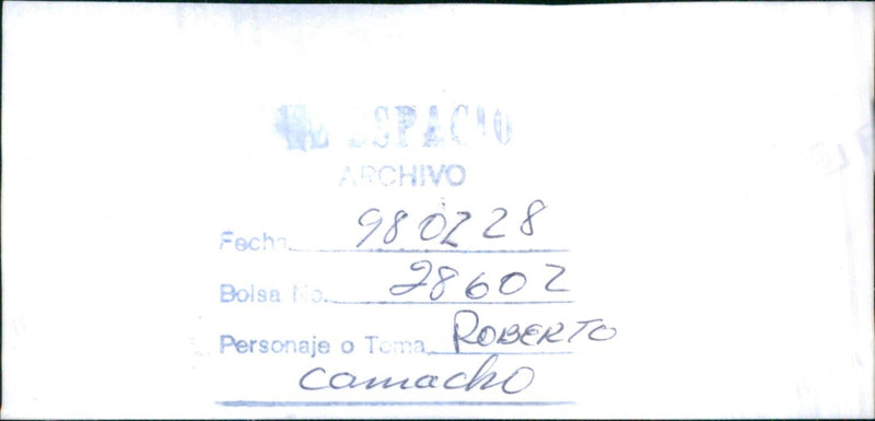 Roberto Camacho - Vintage Photograph