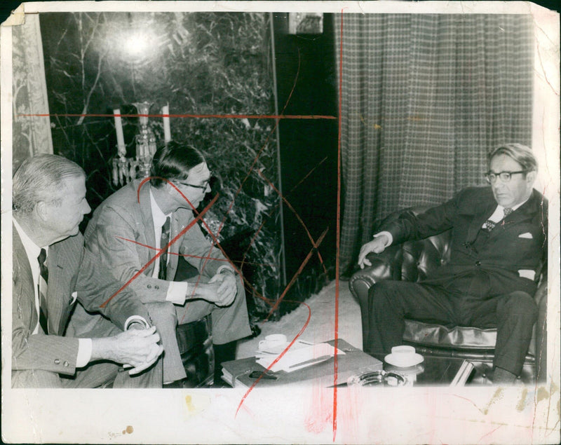Dr. Germán Botero de los Rios, Jack Glenn and James Green - Vintage Photograph