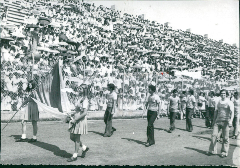 Student Sports Competition - Vintage Photograph