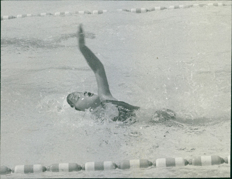 Swimming - Vintage Photograph